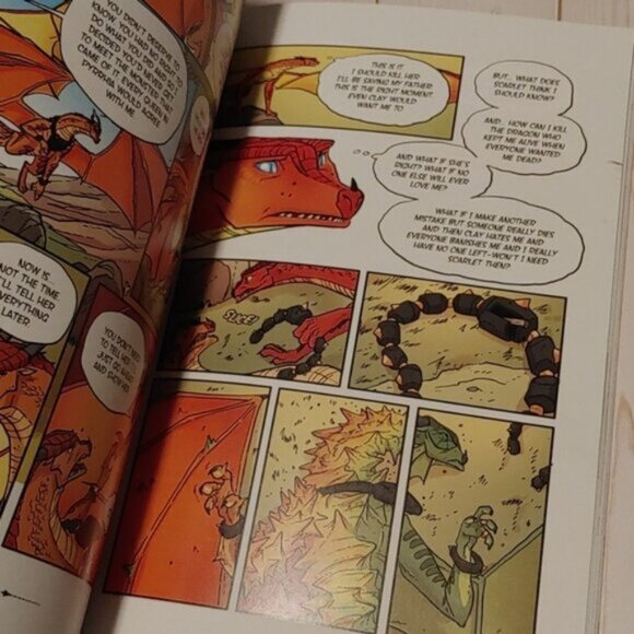 3/$13 Wings Of Fire 8. Escaping Peril Tui T. Sutherland Children Graphic Book - Picture 3 of 4